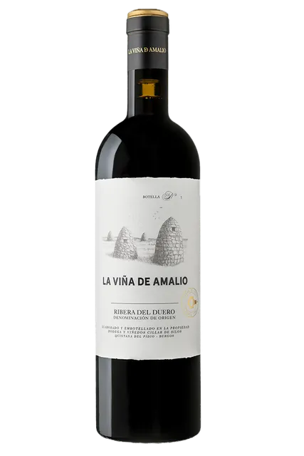 Láhev vína La Viña de Amalio od Cillar de Silos.