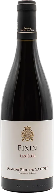 Láhev Fixin Les Clos od Domaine Philippe Naddef.