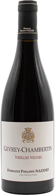 Láhev Gevrey-Chambertin Vieilles Vignes od Domaine Philippe Naddef.