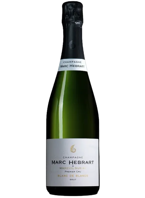 Láhev Marc Hébrart Blanc de Blancs Premier Cru.